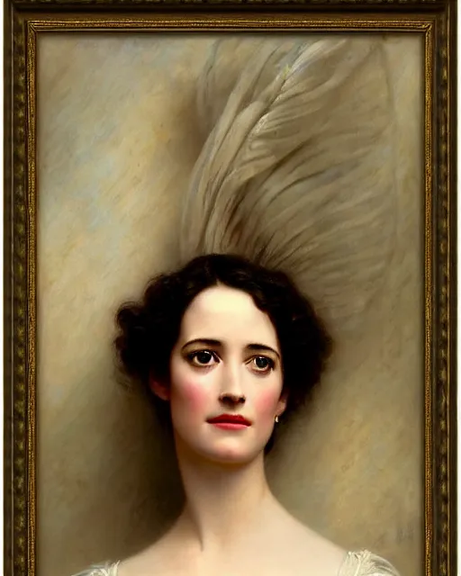 Image similar to movie character portrait en buste of eva green vesper lynd vannessa ives by Hughes Merle, by Pierre Auguste Cot, perfectly detailed eyes, realistic fabric, abundant detail