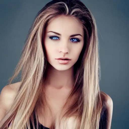 Blonde Gorgeous Girl Hair