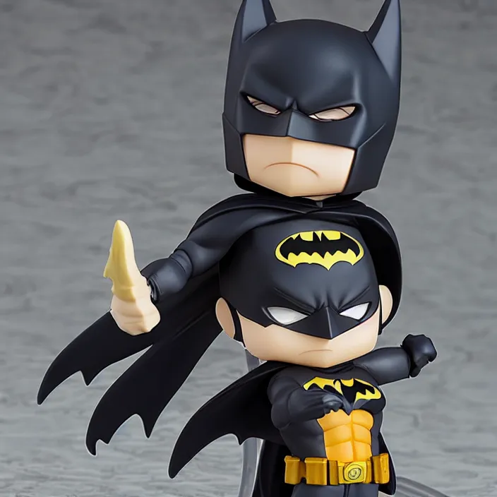 Image similar to Batman, An anime Nendoroid of Batman, figurine, detailed product photo