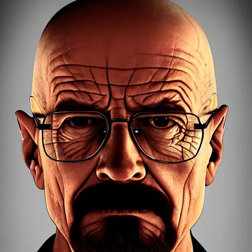 Image similar to walter white mugshot, high detail, 8 k