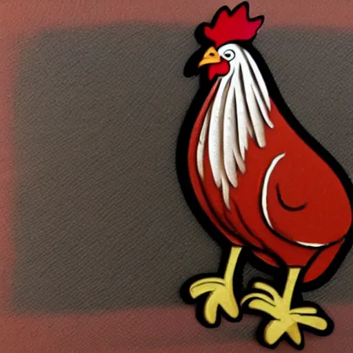 Image similar to rooster wearing a suit and tie realistic