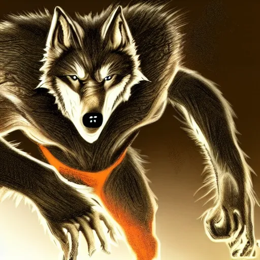 Image similar to werewolf