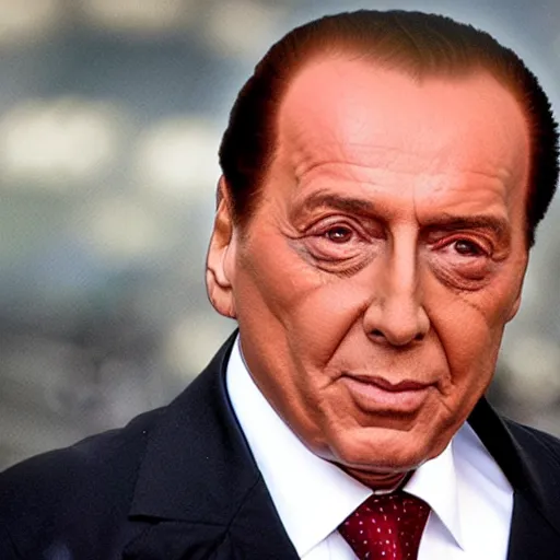 Image similar to silvio berlusconi as homelander