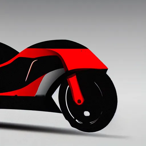 Image similar to drawing of next Gen prototype concept innovative award winning red motorcycle, minimalism, Japanese engineering, blade runner style, 3d