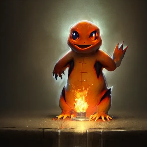 Prompt: charmander in his first communion, art by greg rutkowski, intricate, elegant, highly detailed, smooth, sharp focus, artstation