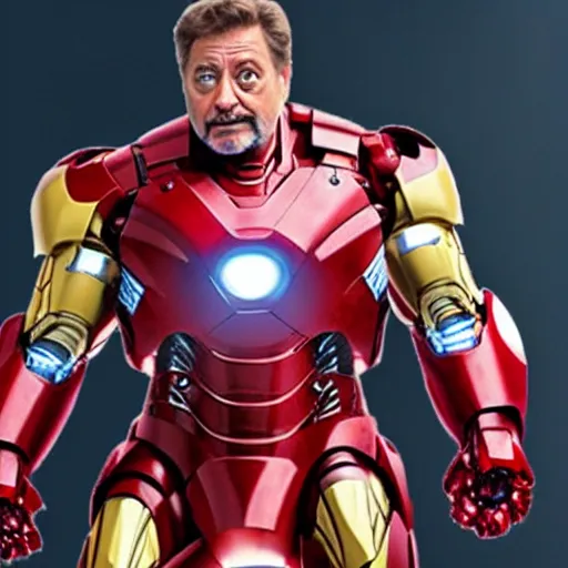 Image similar to john goodman as iron man