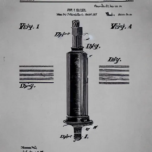 Prompt: US patent of a toilet plunger