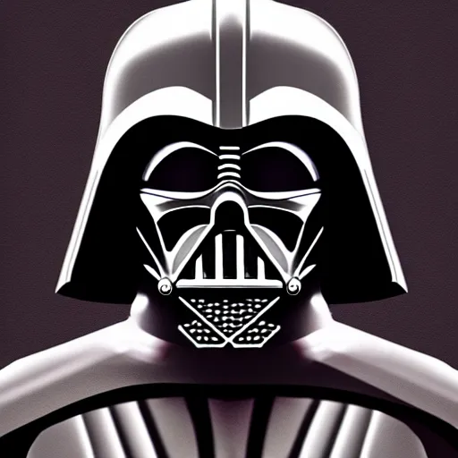 Image similar to darth vader putting stips of bacon on his helmet, digital art, photorealistic, hyperdetailed