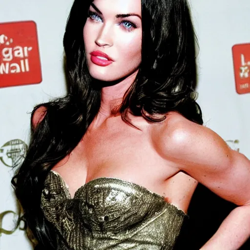 Prompt: megan fox as old!!!!! lady