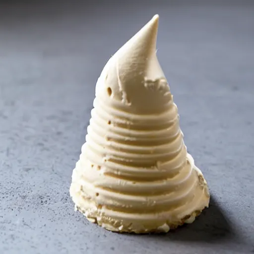 Image similar to ice cream cone made of mold