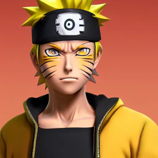 Image similar to Render of Naruto Uzumaki\'s grandson Charuto, highly detailed, trending on Artstation, Unreal Engine 4k