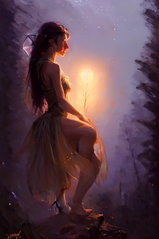 Image similar to cinematic shot of an epic portrait of a fairy dressed in military clothes, shiny skin, beautiful eyes, beautiful, small details, night setting, realistic poster with volumetric light from craig mallism, artgerm, jeremy lipkin and michael garmash, unreal engine, radiant light, detailed and complex environment, digital art, trends at art station, a masterpiece