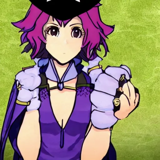 Prompt: bernadetta from fire emblem on duck dynasty