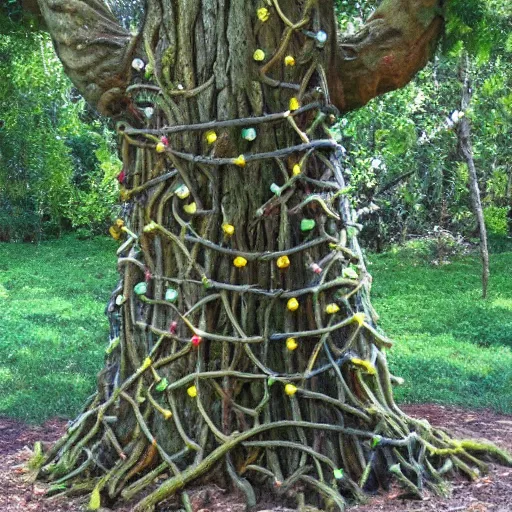 Image similar to fantasy tree that looks like an exclamation point