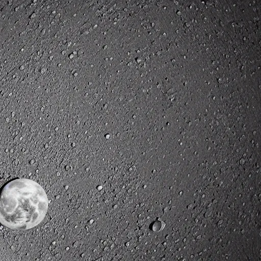 Image similar to the earth as seen from the moon with a cowboy, 5 0 mm