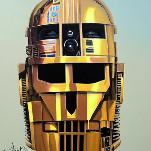 Image similar to painting of c - 3 p 0 by sandra chevrier