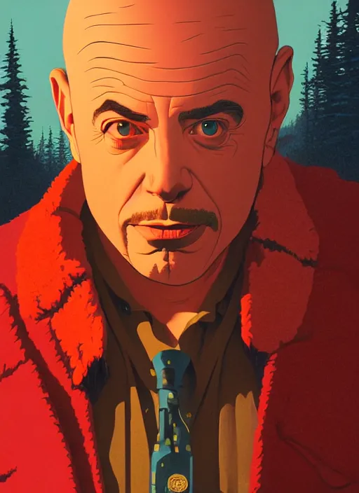 Prompt: artwork by michael whelan and tomer hanuka, laurent durieux, close up portrait ofjoe rogan dressed as a lumberjack, in scene in twin peaks, full of details, by makoto shinkai and thomas kinkade, matte painting, trending on artstation and unreal engine