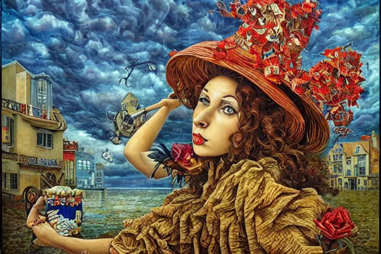 Prompt: by michael cheval