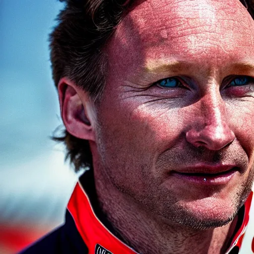 Image similar to christian horner portrait, art deco,