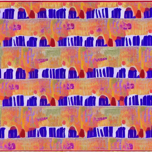 Prompt: fauvism unexpressive wheat smpte pattern