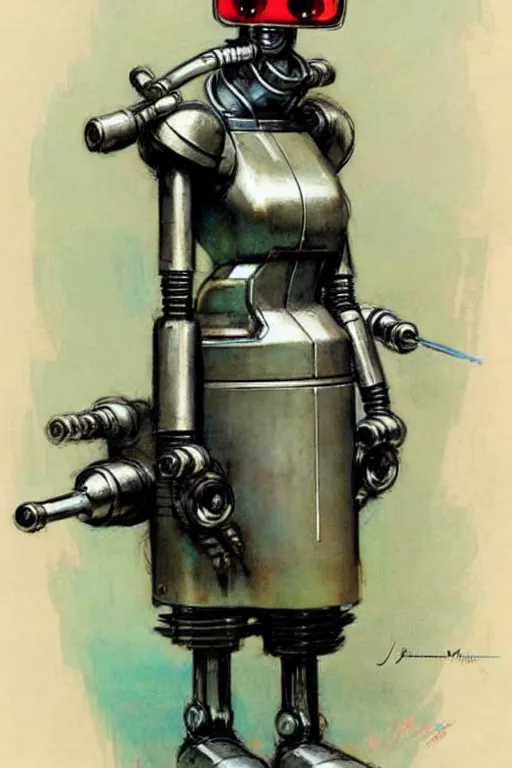 Image similar to ( ( ( ( ( 1 9 5 0 s retro future robot android aluminum pirate wench. muted colors. ) ) ) ) ) by jean - baptiste monge!!!!!!!!!!!!!!!!!!!!!!!!!!!!!!