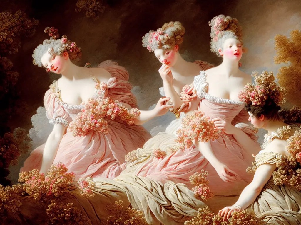 Prompt: fragrance advertising campaign by jean honore fragonard, highly detailed, intricate