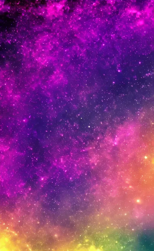 Prompt: purple and yellow galaxy background, high contrast, high quality wallpaper, 4 k