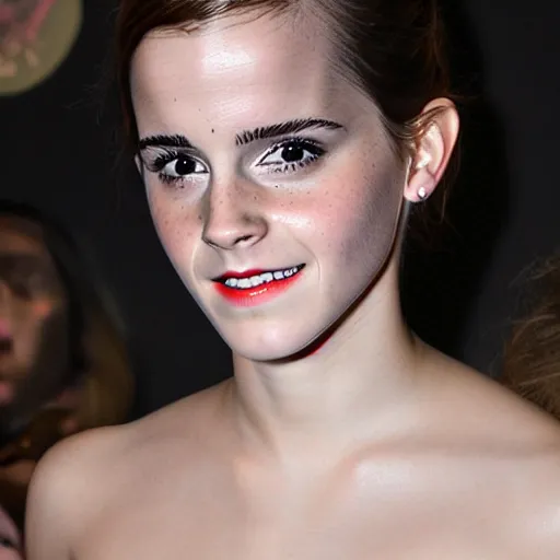 Image similar to Emma Watson eating Saturn