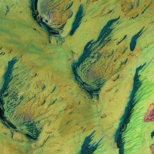 Prompt: detailed details photorealistic image of the latest green map of mars after terraforming in the style of moebius and alex ross, gouache and wash paints color, detailed details facial and body and human and environments and proportionate, detailed 5 k details.