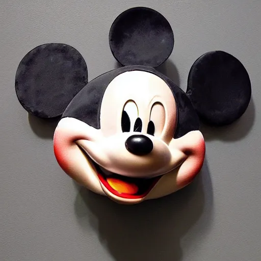 Image similar to mickey mouse taxidermy failure