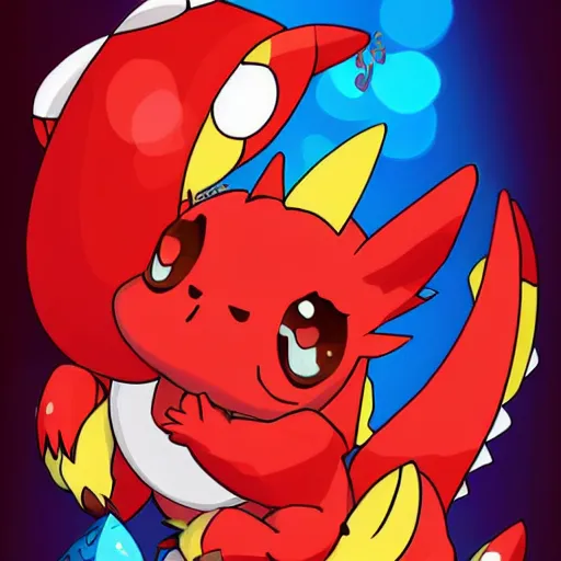 Image similar to the most cutest adorable happy picture of a dragon, dragon shaped like a ball with wings, tiny firespitter, kawaii, style of pokemon, shape of ball, Dra the Dragon, tiny fat chubby red baby dragon, adorably fat, enhanched, stuffed dragon, deviant adoptable, digital art Emoji collection