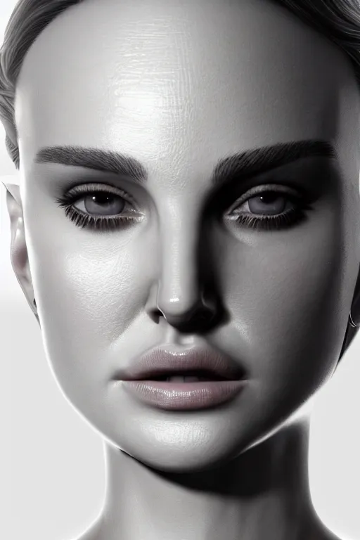 Image similar to portrait of Natalie Portman, detailed, trending on artstation, pixiv, cgsociety, hyperdetailed Unreal Engine 4k 8k ultra HD, WLOP