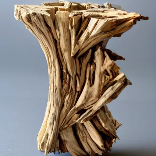 Prompt: an extra curvy piece of driftwood
