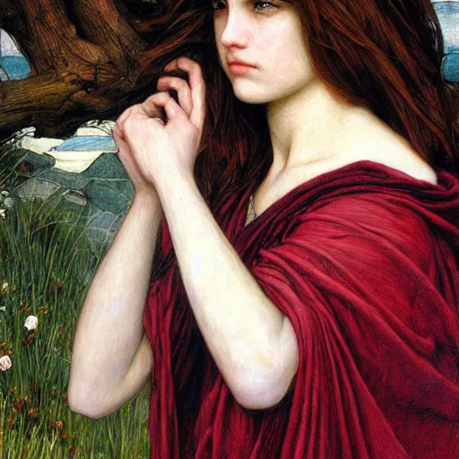 Prompt: wind kissed pictures, ashes, lament, photorealism, hyper - realism, by waterhouse