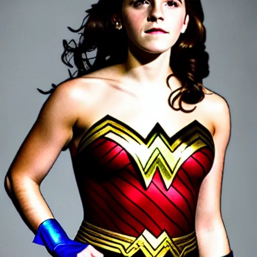 Image similar to Emma Watson as Wonder Woman