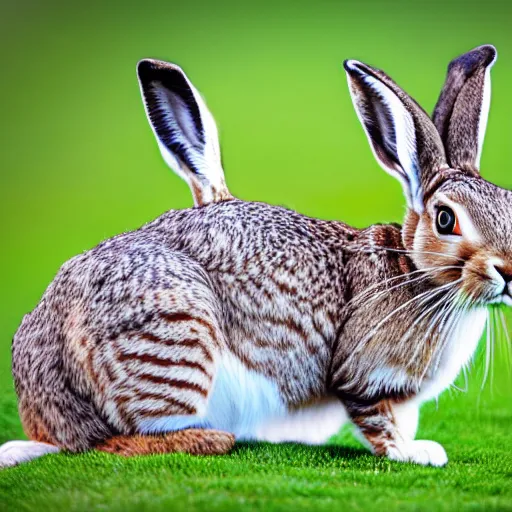 Image similar to a hare - cat - hybrid, animal photography