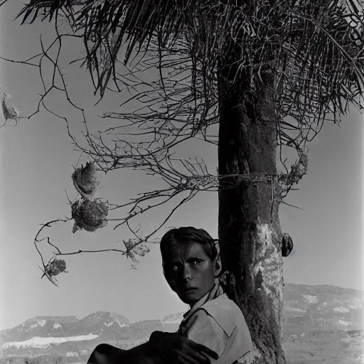 Prompt: a portrait of a character in a scenic environment by Werner Bischof