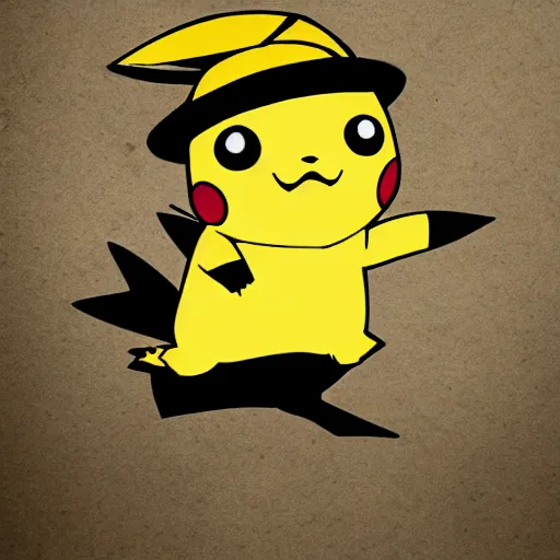 Image similar to Pikachu in a steampunk style