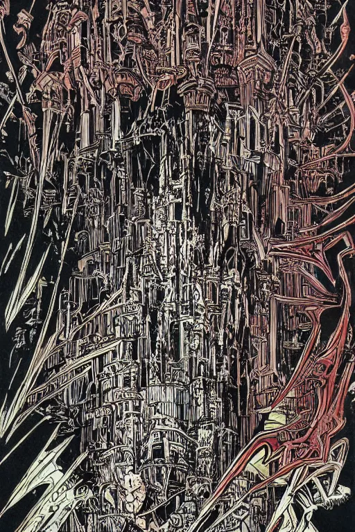 Image similar to castle by Philippe Druillet
