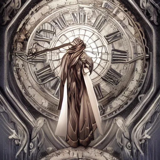 Prompt: amazing lifelike award winning clockwork grim reaper trending on art station artgerm greg rutowski alpgonse mucha cinematic