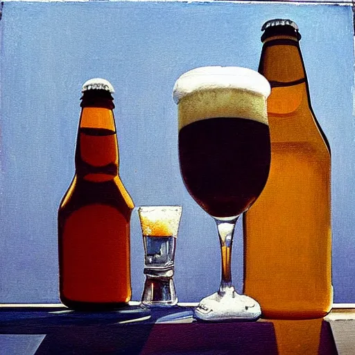 Image similar to perfect blue scene of beer,