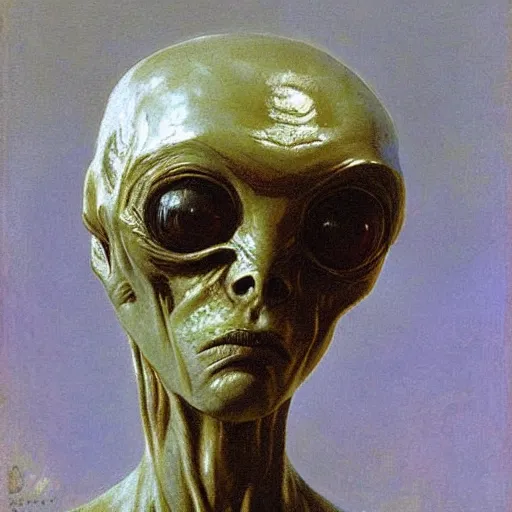 Image similar to alien by ilya repin