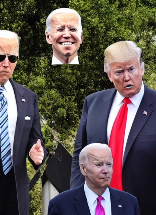 Image similar to funeral for donald trump and joe biden