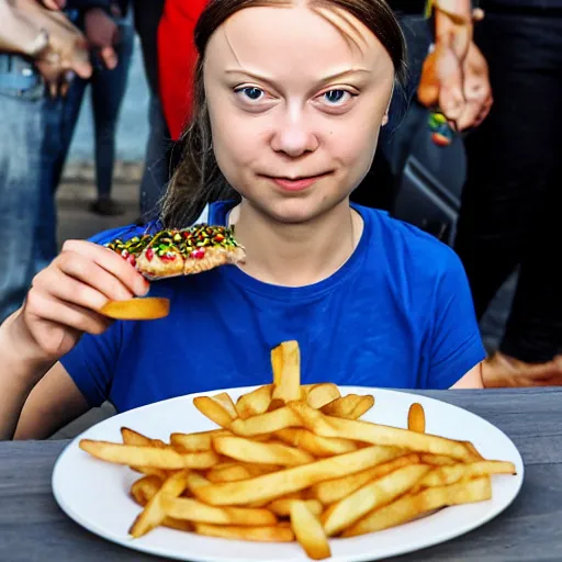 fortnite burger pokigreta - Greta Thunberg