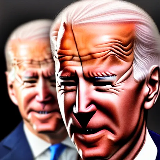 Image similar to photo of Joe Biden's face as a pizza, 8k, highly detailed,