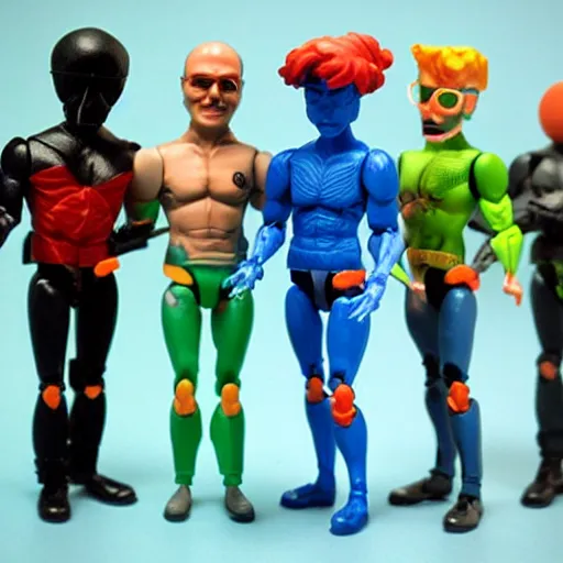 Image similar to quantum mechanics, stop motion vinyl action figure, plastic, toy, butcher billy style