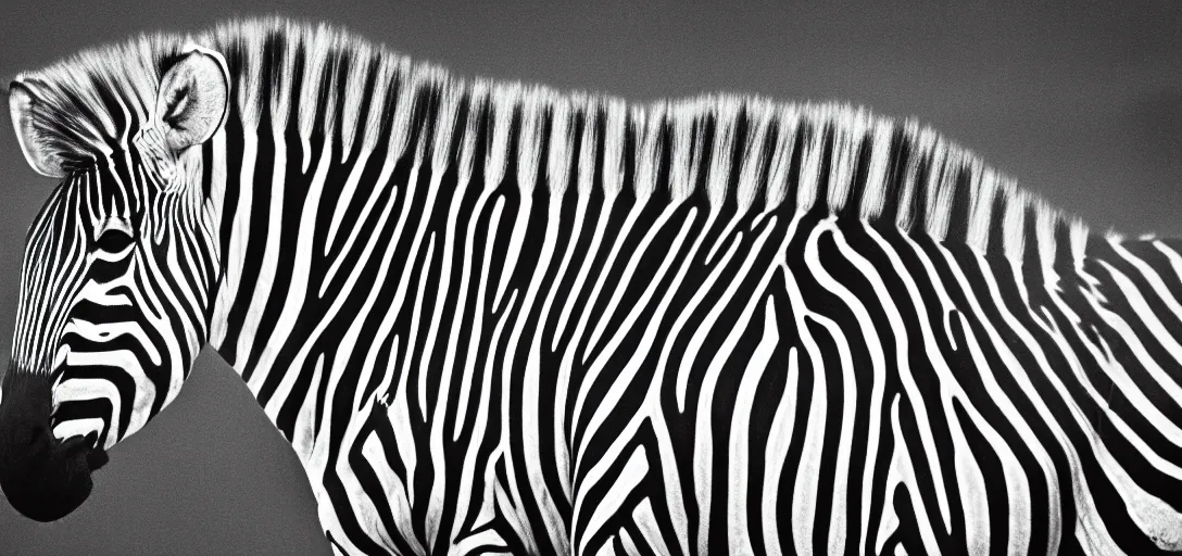 Prompt: a zebra in a minimalistic Paradise, holy grail, sunny, photorealistic, masterpiece, award winning landscape photo, hyperdetailed