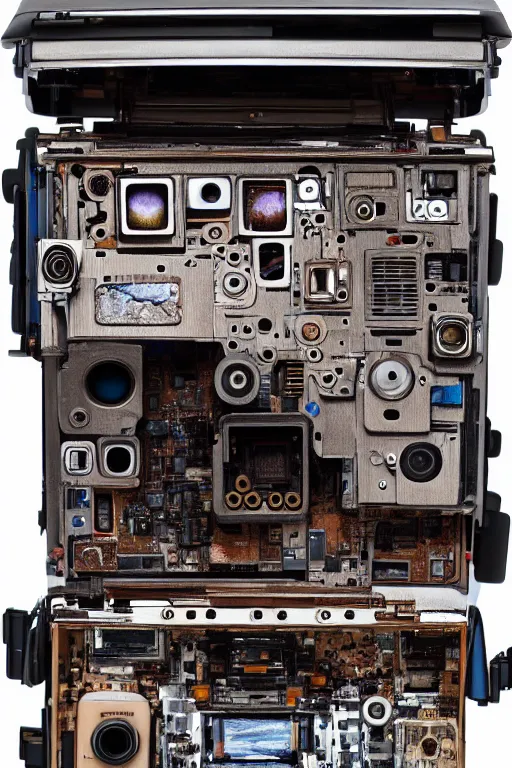 Image similar to A photo of an old opened camera, internals revealed, the most complex looking machine ever made by Annie Lebovitz and Steve McCurry Ultra detailed, hyper realistic, 4k