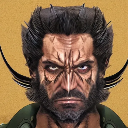 Image similar to billy butcher as wolverine, very detailed face, masterpiece portrait,