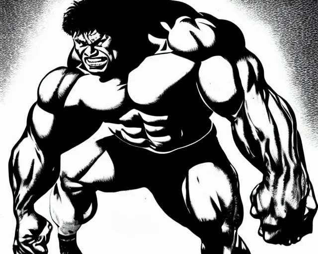 Image similar to The Incredible Hulk as a college student, hunched over a desk as he crams for final exams. Detailed comic book illustration, muscular, angry, frustrated.